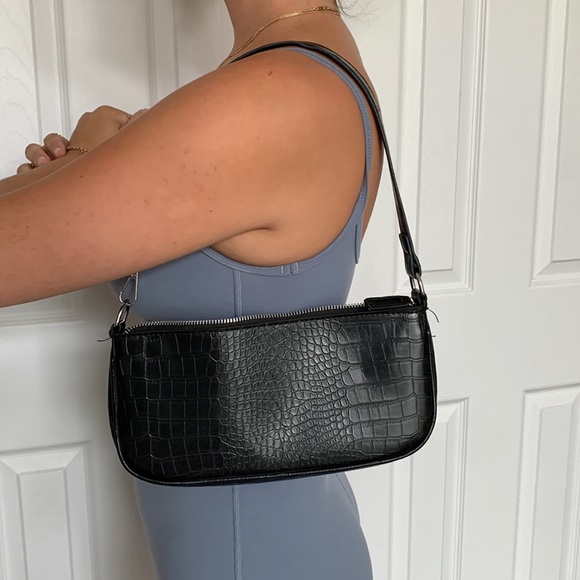 Classic style - Black Shoulder purse - Picture 3 of 4